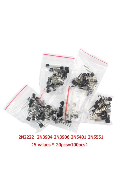 Choice3 YTDMEN 2N222-5551-100pcs 50-900PCS Transistors kit NPN PNP S8050 S855...