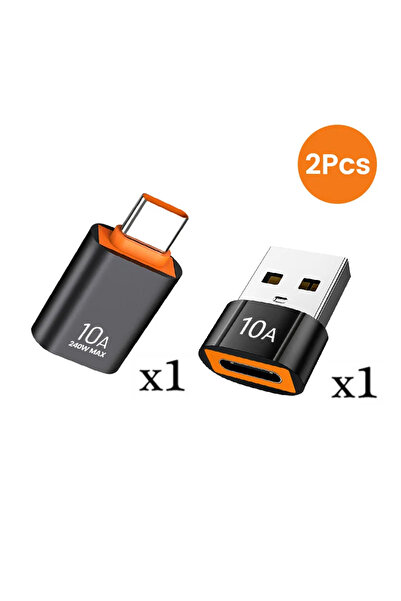 Choice 2PCS Mixed 10A USB 3.0 To Type C Data Adapter OTG USB C Male To USB Fe...