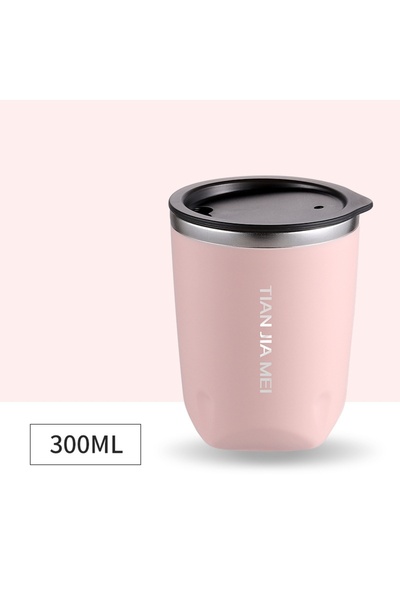 Choice 300ml Pink 300ml Thermos Cup Men's and Women's Exquisite Portable Cup ...