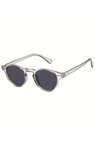 choice2 GRAY Retro Round Sunglasses Fashion Rice Nail Box Sunglasses For Men ...