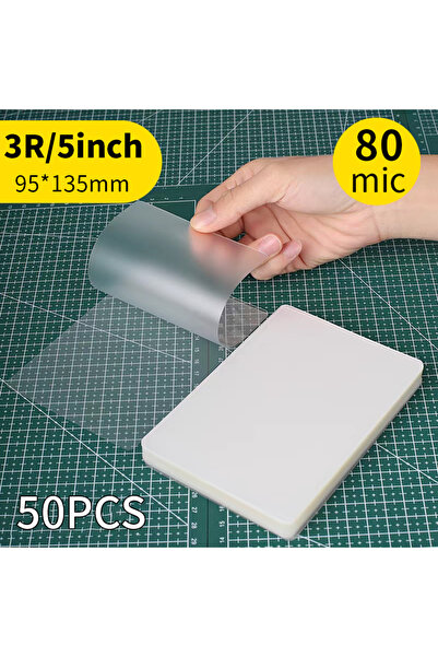 Choice 3R 5inch 50pcs 50/100Pcs 3R 4R 5R 6R A4 80 Mic 5/6/7/8inch Laminating ...