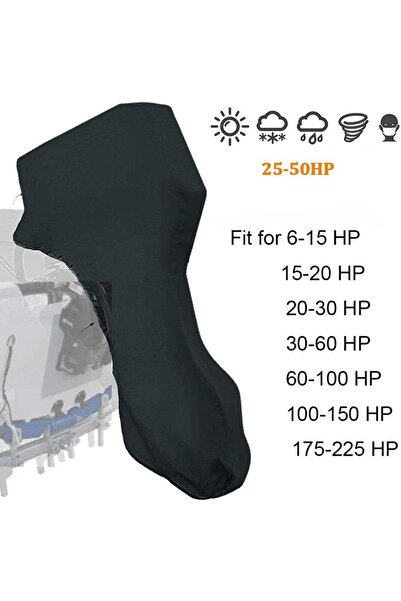 Choice 30-60HP Boat Boat Motor Cover Waterproof UV-Proof Full Outboard Motor ...