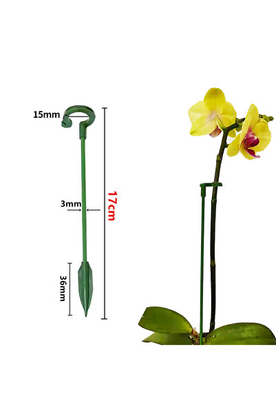 Choice6 5pcs 17cm 2/5/10pcs Plastic Plant Supports Flower Stand Reusable Prot...