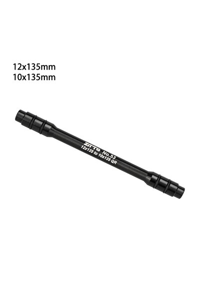 ZTTO 135x12 to 10 BLACK Bicycle Hub Thru Axle Adapter 15MM to 9MM QR Quick Re...