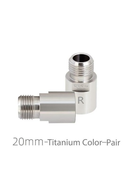 Choice 20mm silver Stainless Steel Material Bike Pedal Axle Extenders Bicycle...