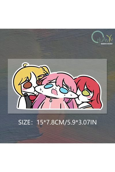 Choice 15x7.8cm C295A1 Creative anime Lonely Rock Group Character Cartoon Q V...