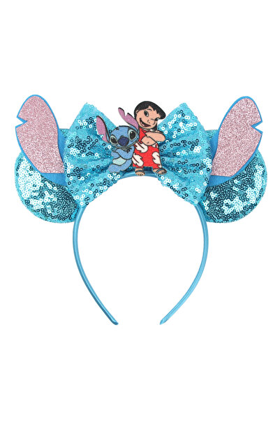 Choice TDMQ264-16 HEROCROSS Cute Stitch Headbands For Girls Sequins Bow Hairb...