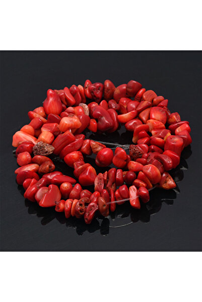 Choice Length about 39cm Red coral 16 inch Natural Stone Beads Chips Beads 5-...