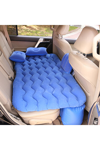 Choice Blue Car Air Inflatable Travel Mattress Bed Universal for Back Seat Mu...