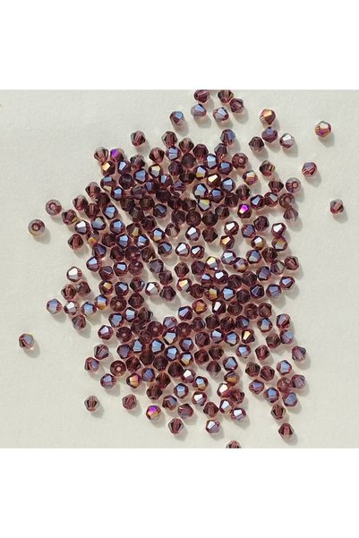 Choice21 23 100PCS 4MM Shiny Faceted Austria Crystal Beads Bicone Beads Loose...
