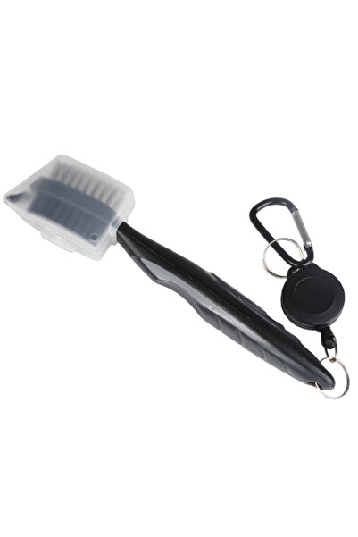 Choice Light Grey Golf Club Brush Groove Cleaner Retractable Dual Sided Nylon...