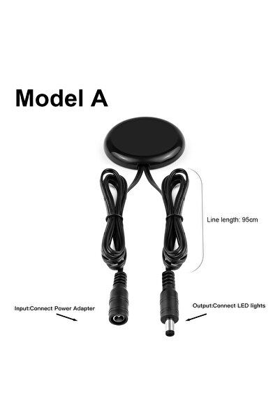 Choice1 Model A-Black 12V 5A/24V 3A Penetrating Wood/Glass LED Light Dimmer W...