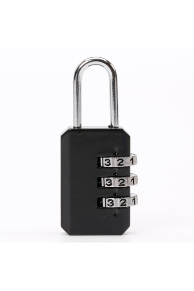 Choice3 black 3 Digits Multifunctional Combination Lock Luggage Fitness Cabin...