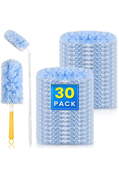 Choice 30pcs Handle Swiffer Duster Refills 10-Pack, Compatible with Swiffer 3...