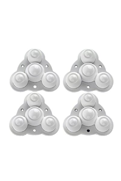 Choice white nylon New 4Pcs Self Adhesive Type Mute Ball Universal Wheel 300K...
