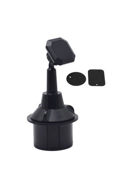 Choice black Mini Magnetic Car Cup Holder Phone Mount Magnet Cell Phone Car S...