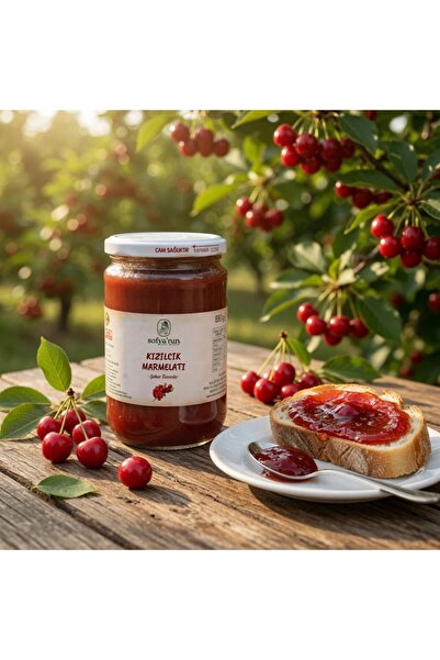 Sofyanın Arka Bahçesi Kızılcık Marmelatı 860gr Şekersiz