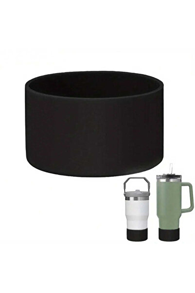 Choice 1PC Black 1/2PC 7.5cm Silicone Cup Boot Bottom Anti-slip Protective Sl...