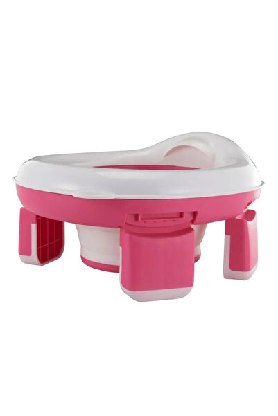 Choice Pink New 3-in-1 Travel Potty Portable Kids Potty Folding Safe Silicone...