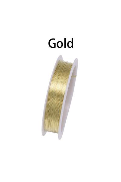 Choice9 1Roll 1mmx1.5m Gold 1 Roll 0.2/0.3/0.4/0.5/0.6/0.7/0.8/1mm Sturdy Cop...