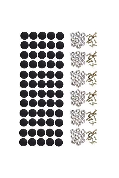 Choice10 Black(60pcs) Auto Roof Retaining Buckle Headliner Repair Button Fabr...
