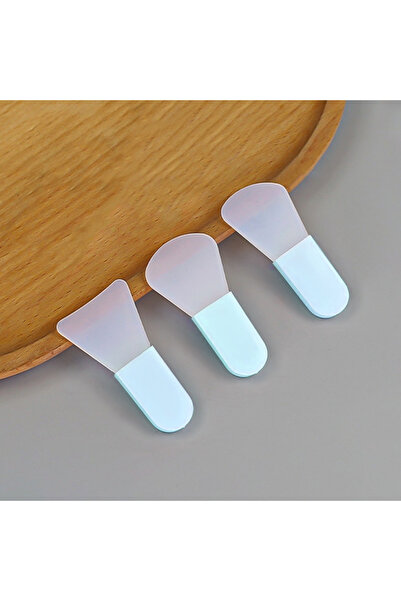 Choice Blue 3pcs 3/1pcs Silicone Facial Mask Brush Face Cleaning Scraper DIY ...