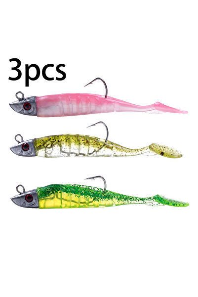 Choice 11cm-25g 123 COLOR HENGJIA Jigging Head Soft Silicone Bait Wobblers 9c...