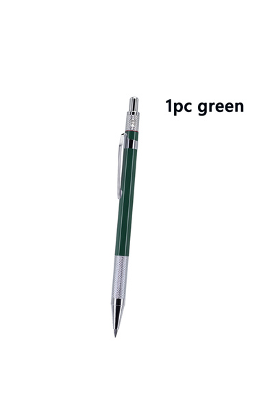 Choice 1pc green pencil New Multicolor Metal Mechanical Pencil, 2.0mm Black/C...