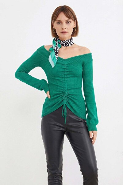 Fulla Moda Boat Neck Slim Fit Knitwear Sweater