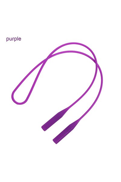 Choice Purple Silicone Eyeglasses Strap Glasses Sunglasses Chain Sports Band ...