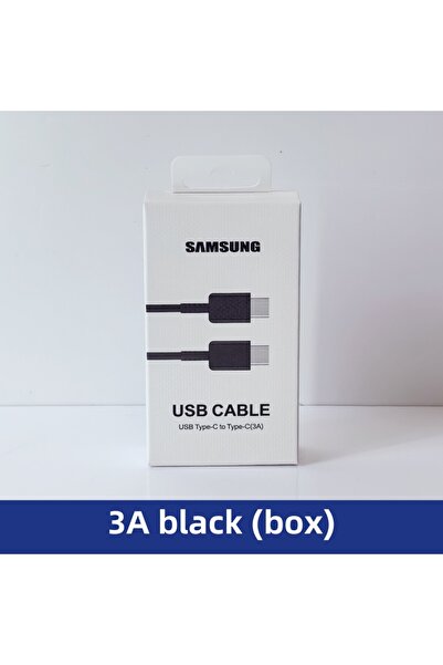 Choice SAMSUNG 1m 3A Black (BOX) 3A Cable Type C Original Pd Usb C 25w Super ...
