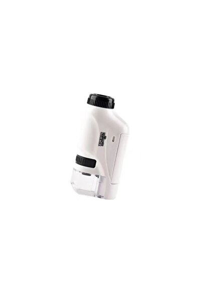 Choice WHITE Mini Pocket Microscope Kit 60 To120x Portable Laboratory Microsc...