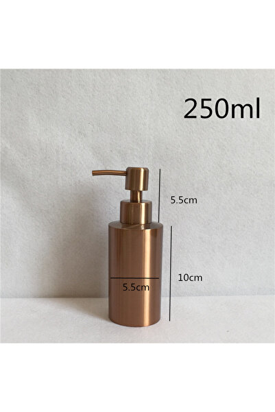Choice 250mlRose gold Liquid Soap Dispenser Bottle Gel Bottle 304 Stainless S...