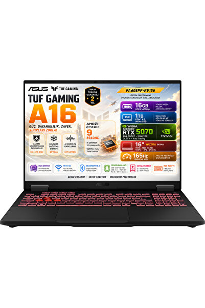 ASUS TUF Gaming A16 FA608PP-RV156-Gaming AMD Ryzen 9 8940HX 16GB 1TB SSD RTX ...