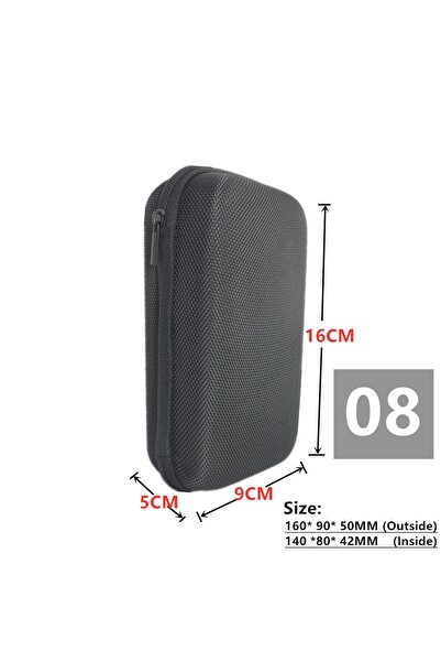 choice2 08 Data Cable Earphone Hard Drive Carrying Case Bag Storage Organizer...