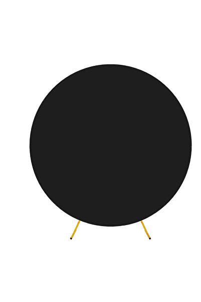Choice 6.6FT(200cm) Black Pure Color Circle Round Backdrop Cover Wedding Baby...