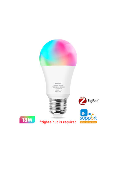 Choice E27 18W Zigbee Smart WiFi Zigbee LED Light Bulb Dimmable E27 E14 GU10 ...