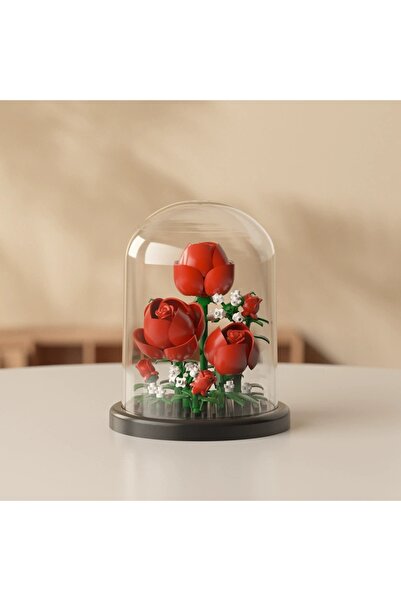Choice17 Color Box 151pcs DIY MOC Flower Arrangement Dust Cover Tulip Rose Su...