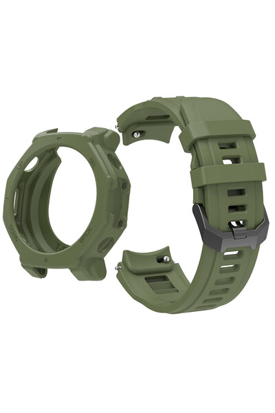 Choice4 For T-REX 3Pro Green Silicone Case +Band For Huami T-REX 3 Pro Strap ...