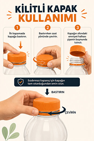 M&B WATER BOTTLE 10'lu Ayıcık Şişe – Okul ve Piknik İçin Eğlenceli Çocuk Meyve Suyu Şişesi 250 ml BPA FREE