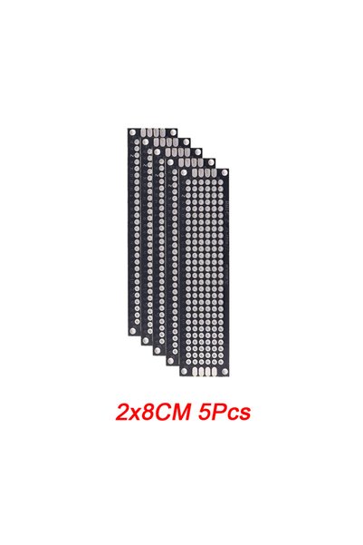Choice9 Black 2x8 5Pcs 5/10PCS PCB Board Prototype Board Black Double Side Ci...