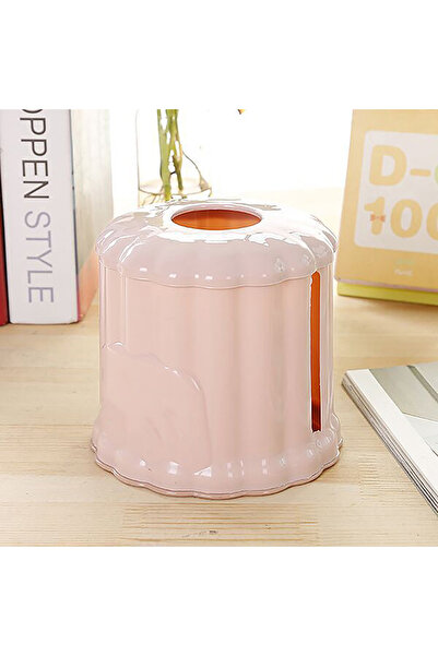 Choice Pink Household Tissue Box Coffee Table Dining Table Circular Napkin St...