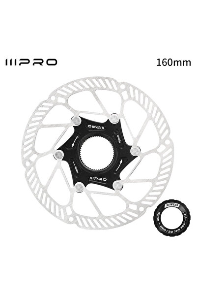 Choice 160mm 1 piece IIIPRO Center Lock 140/160mm Ultra-Light Disc Brake Roto...