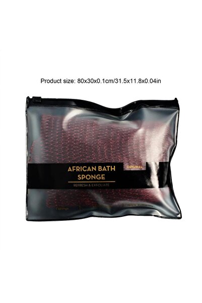 Choice6 Coffee African Sponge African Bath Net Reusable Body Scrubber For Ski...