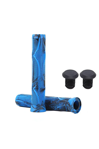 Choice RUBBER-BLUE ODI Silicone Bicycle Handlebar Grip 160mm Extended MTB Cuf...