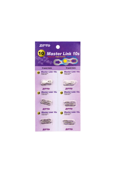 ZTTO 10s silver-6 pairs 6 Pairs Bicycle Chain Master Link 6/7/8/9/10/11/12 Sp...