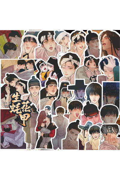 Choice1 75PCS 10/30/75pcs BL Korean Manga Cartoon Stickers Comic Characters D...