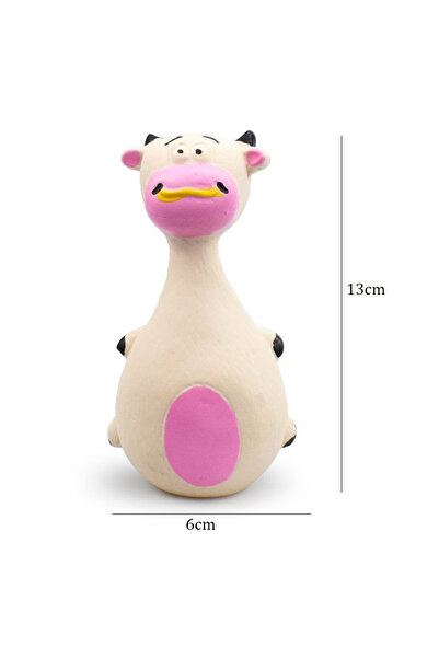 Choice white Latex Dog Toys Sound Squeaky Elephant/Cow Animal Chew Pet Vocal ...