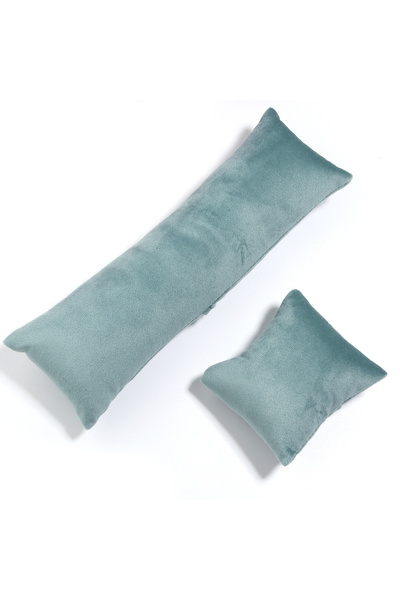 Choice Green 1 Set Color Velvet Jewelry Display Pillow Stand Bracelet Watch B...