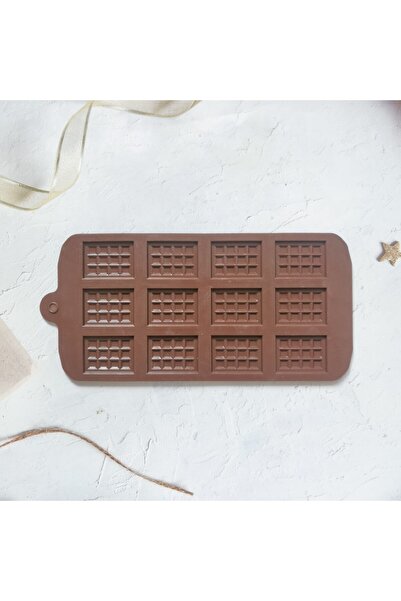 Choice1 007coffee 12 Holes Chocolate Mold Silicone Mold Fondant Waffles Molds...